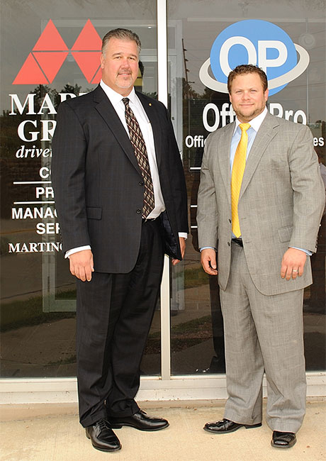 John Stensland Of Martin Group and Jamin Arn of Office Pro