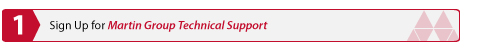 Sign Up for Martin Group Technical Support